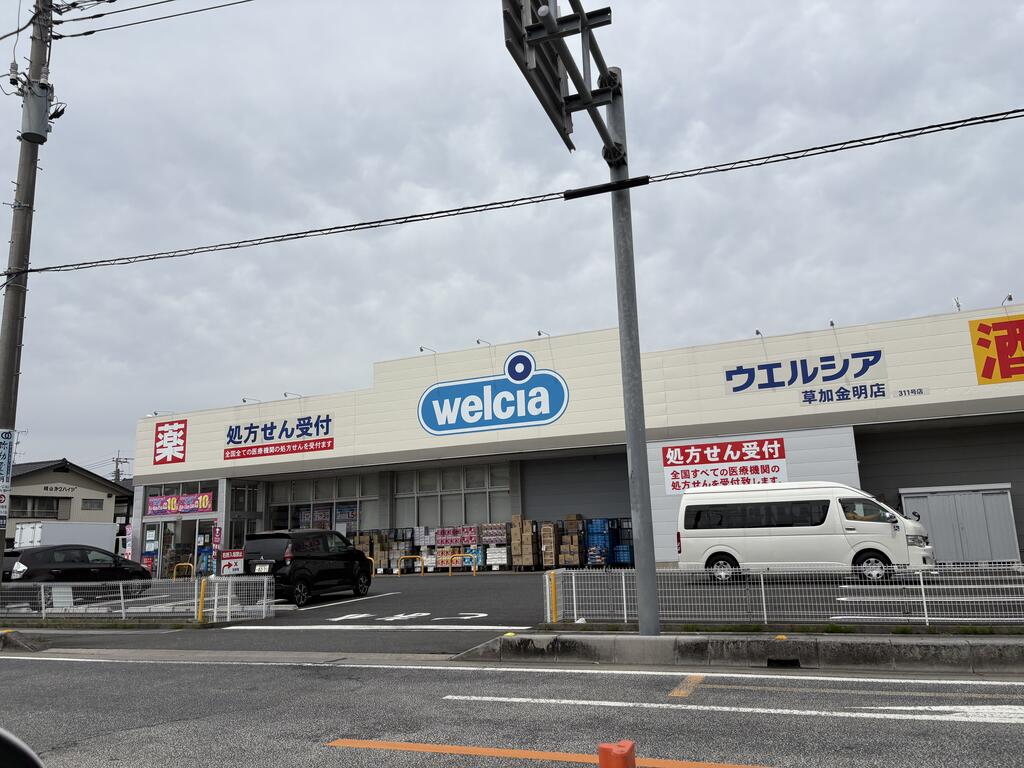 ドラックストア　ウエルシア草加金明店（ドラッグストア）まで1200m