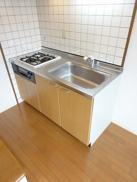 キッチン　2口ガスコンロ