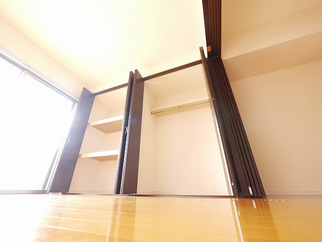 収納　たっぷりとした収納スペースです