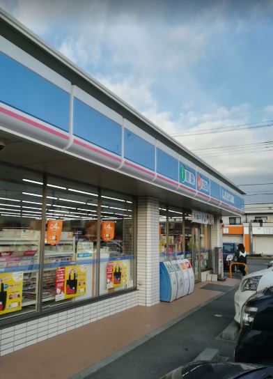コンビニ　ローソン 甲斐西八幡店（コンビニ）まで588m