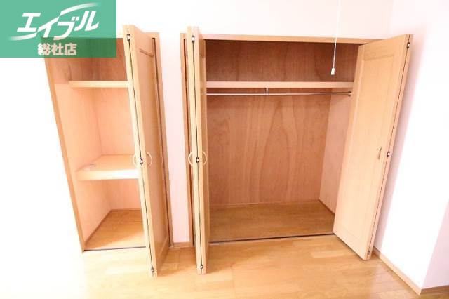 収納　同タイプのお部屋の写真です