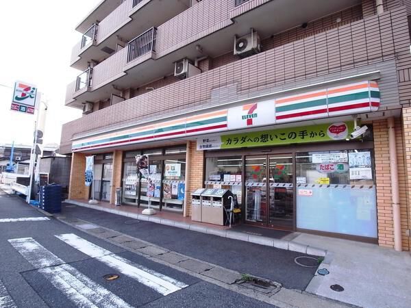 コンビニ　セブンイレブン川崎木月店（コンビニ）まで34m