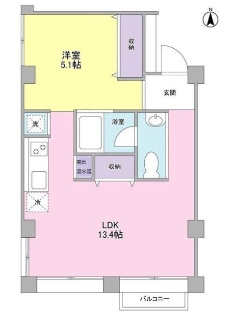 元住吉アートフラッツの間取り写真
