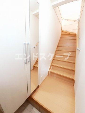 ＪＲ上越線 敷島駅 徒歩45分 2階建 築18年の玄関写真