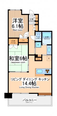 サンクレイドル鶴見の間取り写真