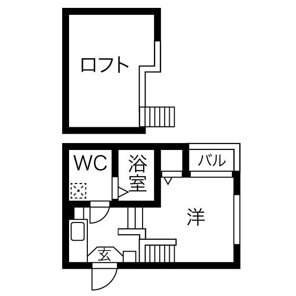 スカイヒル新栄の間取り写真