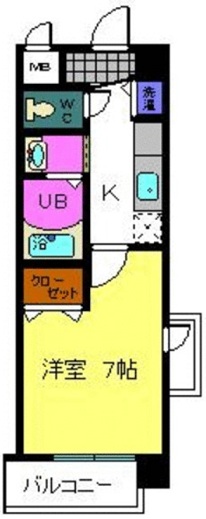 ベルドミール末広五番館の間取り写真
