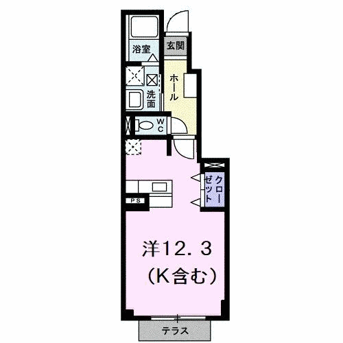 ＪＲ牟岐線 文化の森駅 徒歩39分 2階建 築24年の間取り写真