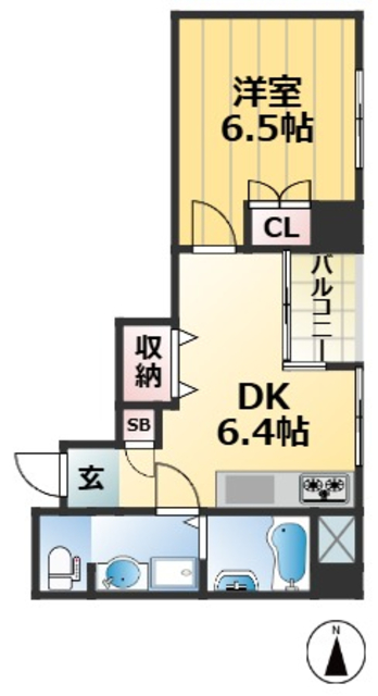 OPEN SESAMI 元町通の間取り写真