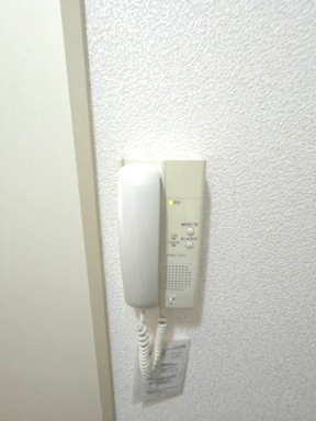セキュリティ　受話器付きインターホンです