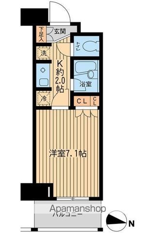 東京メトロ東西線 東陽町駅 徒歩10分 13階建 築20年の間取り写真