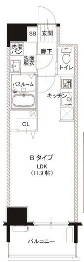 レジデンシャルヒルズ香椎駅前の間取り写真