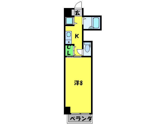 レジデンス天下茶屋の間取り写真