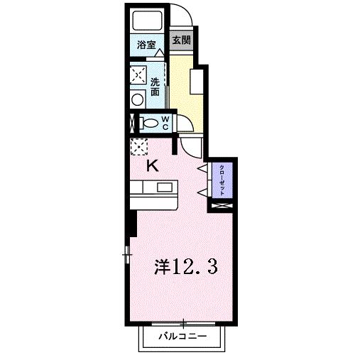 水島臨海鉄道 栄駅 徒歩24分 2階建 築18年の間取り写真