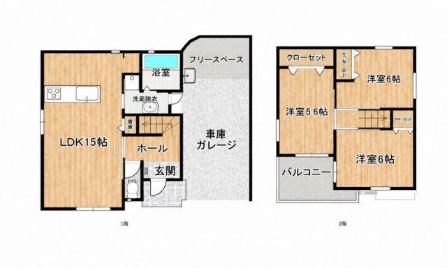 ＪＲ鳴門線 立道駅 徒歩50分 2階建 新築の間取り写真
