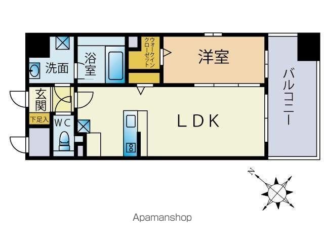 地下鉄空港線 東比恵駅 徒歩7分 11階建 築4年の間取り写真