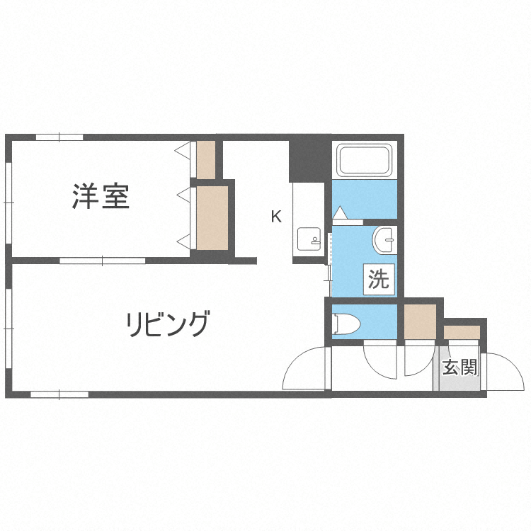 ティアラW15の間取り写真