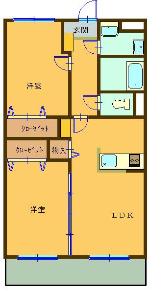 ベルメゾン東光台の間取り写真
