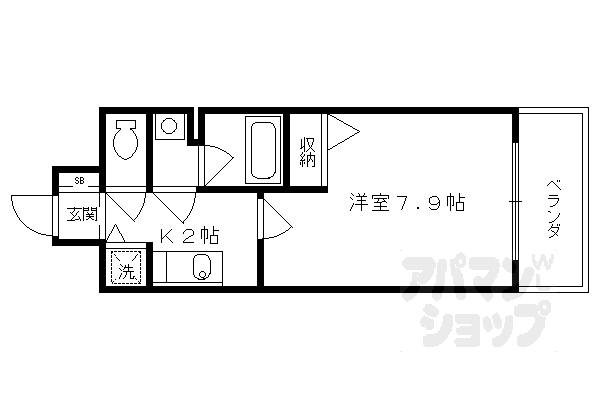 アスヴェル京都東寺前の間取り写真