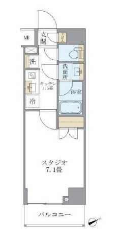 リージア中野新橋の間取り写真