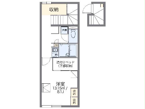 レオパレス雅野　四の間取り