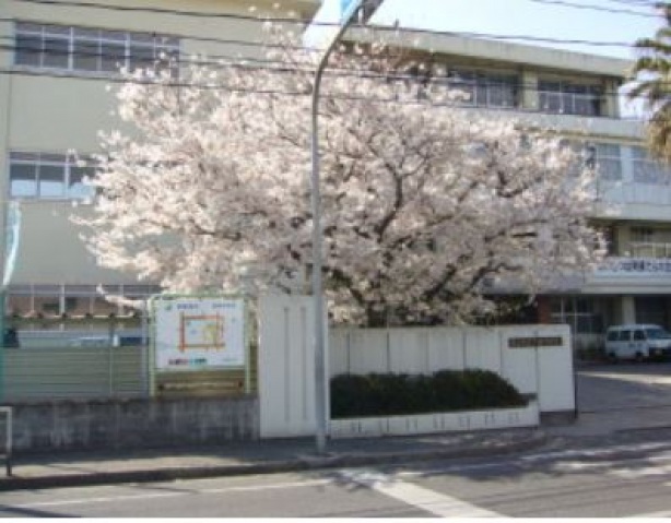 【岡山市北区春日町のマンションの中学校】