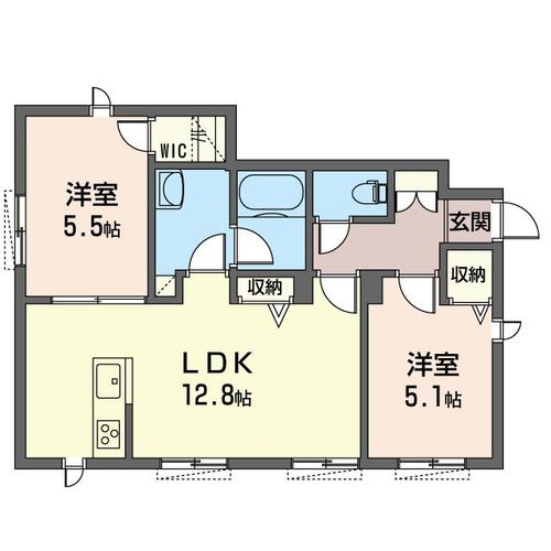 シャーメゾンサクラの間取り