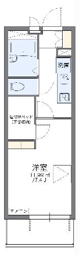 レオパレススプルースIIの間取り