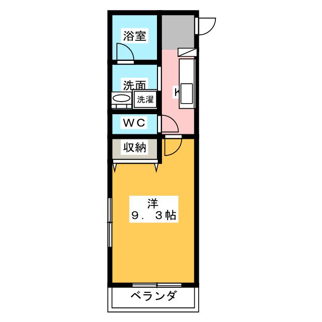 イーダッシュ東静岡の間取り