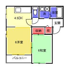 アドザックス栗東Ｂ棟の間取り