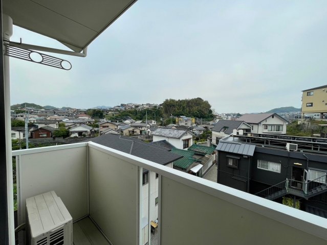 【長崎市滑石のアパートの眺望】