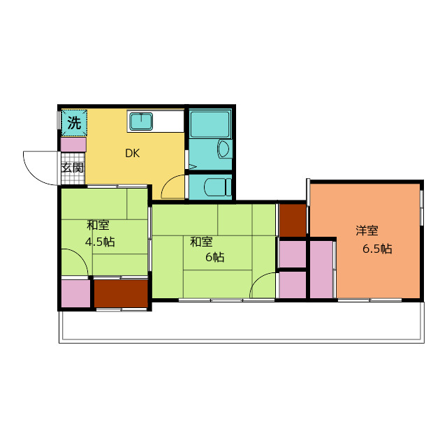 第２ときわマンションの間取り