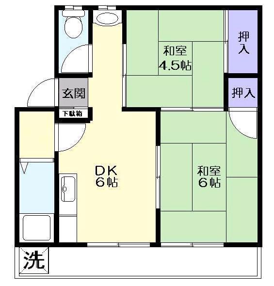 東山ハイツの間取り