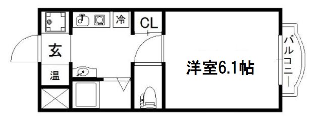 鞍馬口アイビーハウスの間取り