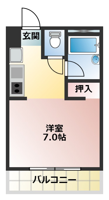 アモント中村の間取り