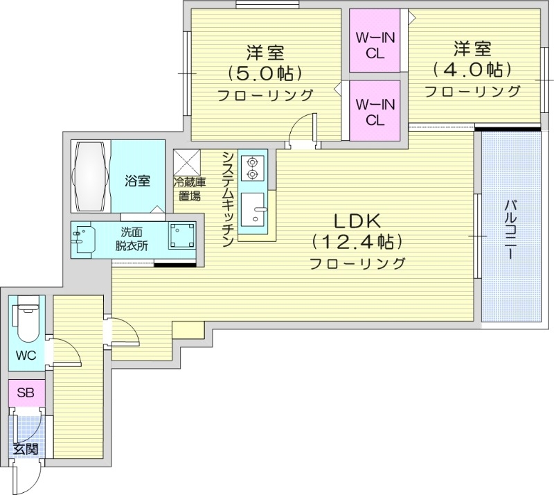 S-RESIDENCE元町alectraの間取り