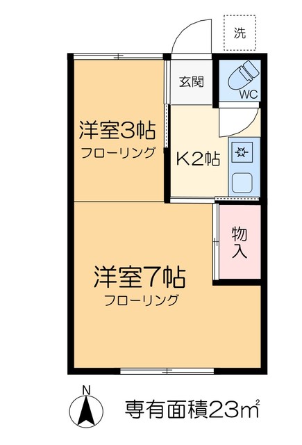 石井荘の間取り