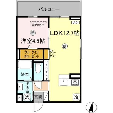 D-ROOM花高松の間取り