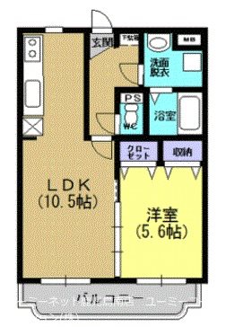 プランドール広木の間取り