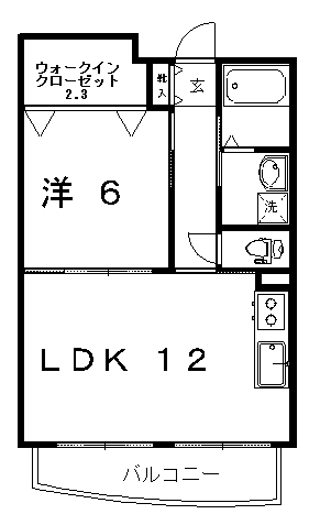 マリベールＴａｎｏｕｃｈｉの間取り