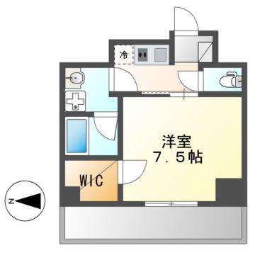 【ディアレイシャス大須赤門通本町の間取り】