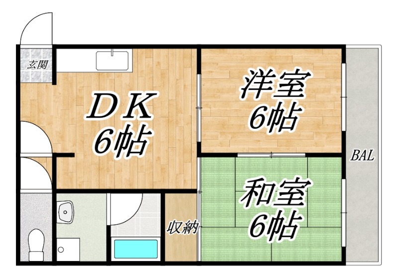 ベルドミール今川の間取り