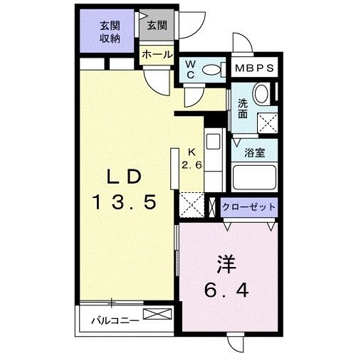 湖西市鷲津のマンションの間取り