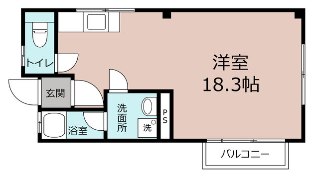 コーポ宗円堂の間取り