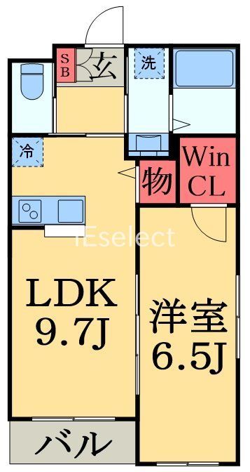 ルーチェス弁天の間取り