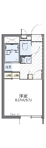 レオパレスベンデュールの間取り