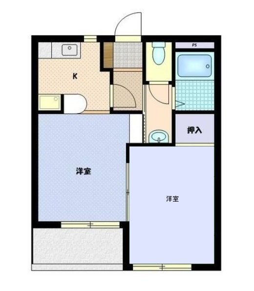 東マンション IIの間取り