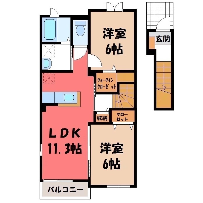 ガーデンハウス Mの間取り