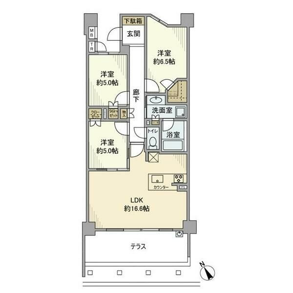 アネシア一社の間取り