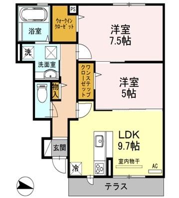 カーサ高善Ｃ棟の間取り